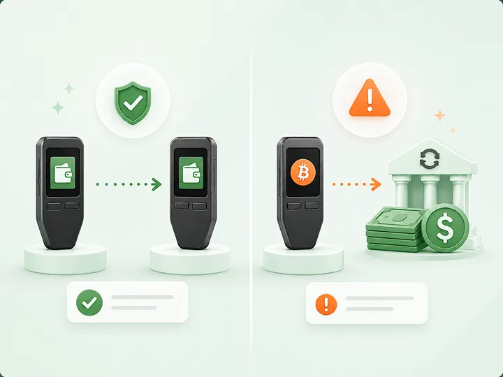 Bitcoin wallet-transfer recordkeeping thumbnail showing wallet movements, labels, and transaction IDs.