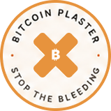 Bitcoin Plaster circular mark